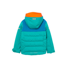 Kurtka narciarska dziecięca HELLY HANSEN K Vertical Ins Jacket kolor zielony
