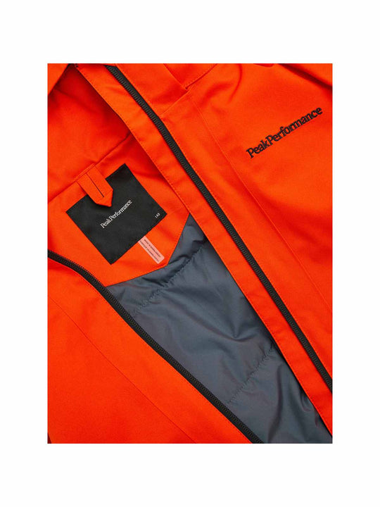 Kurtka PEAK PERFORMANCE JR Maroon Insulated Jacket czerwony
