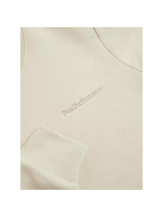 Bluza PEAK PERFORMANCE Original Small Logo Crew Women beżowy - Adventure Sports

