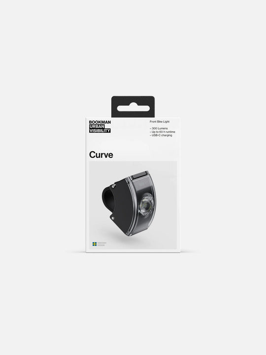 Lampka rowerowa BOOKMAN Curve Front Light 300 lm - Black
