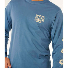 Koszulka męska RIP CURL Pacific Rinse L/S Tee niebieska
