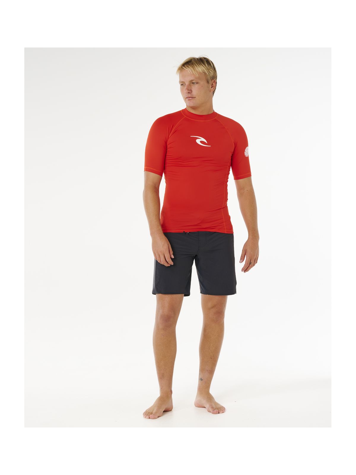 Lycra męska RIP CURL Waves Upf Perf S/S czerwona