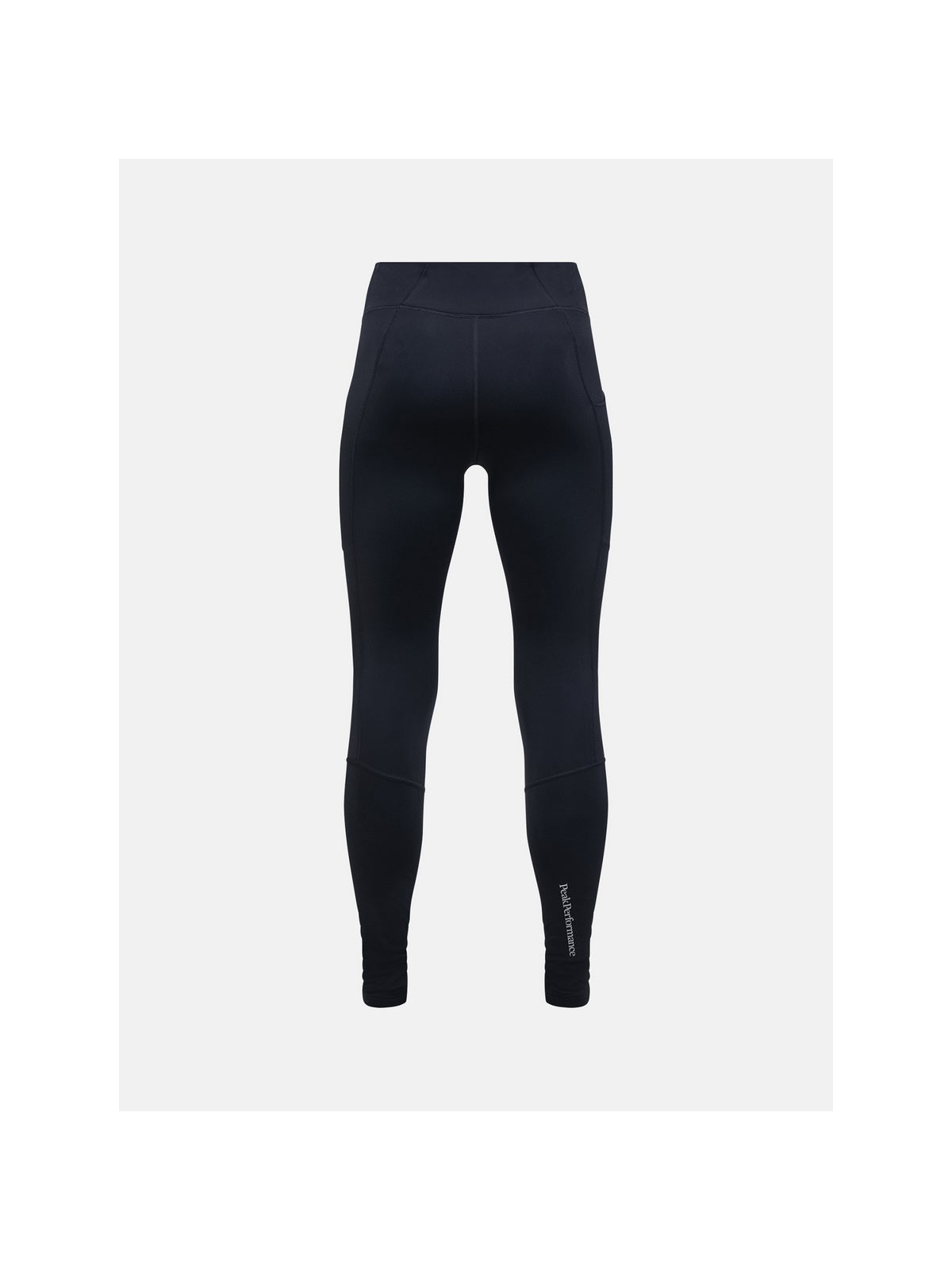 Legginsy termiczne Peak Performance W Brushed Back Tights czarny