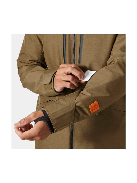 Kurtka narciarska męska HELLY HANSEN GARIBALDI 2.0 JACKET brązowa
