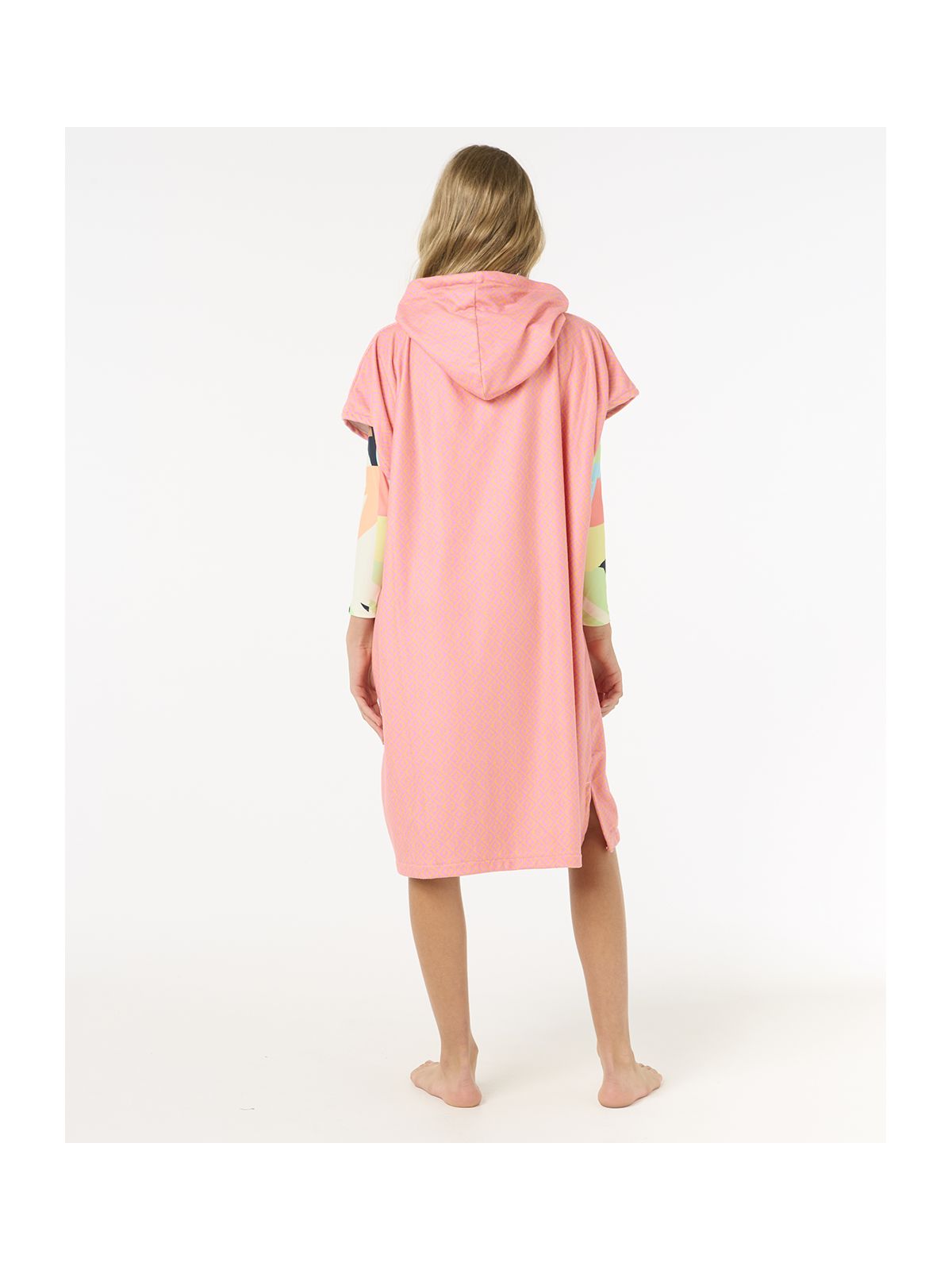 Ponczo RIP CURL Mixed Hooded Towel-Girl pomarańczowy