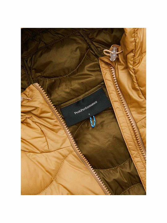 Kurtka PEAK PERFORMANCE Helium Utility Down Hood Jacket Women brązowy
