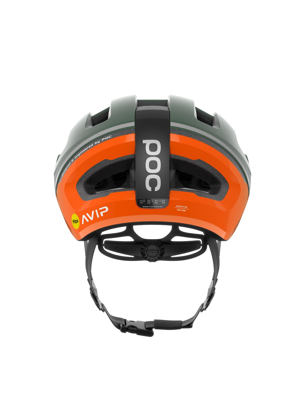Kask rowerowy POC Omne Beacon MIPS zielono pomarańczowy - Adventure Sports