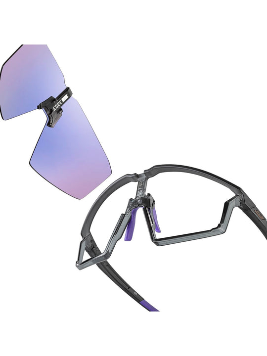 Okulary rowerowe Julbo Edge - czarno czerwony | Spectron cat 3 - L - Adventure Sports
