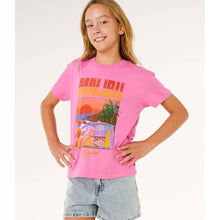 Koszulka dziewczęca RIP CURL Hayley O Relaxed Tee-Girl różowa
