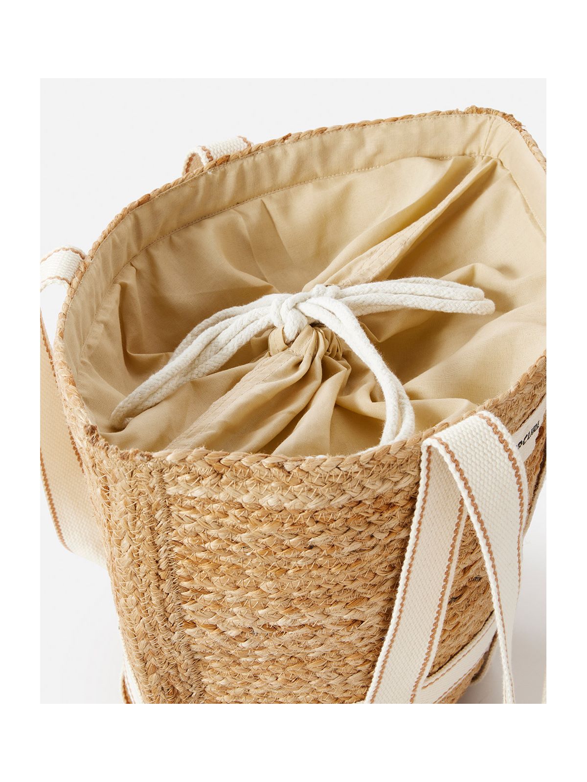 Torebka plażowa z juty RIP CURL Premium Surf Jute 45L Tote beżowy - TU - Torba - Adventure Sports
