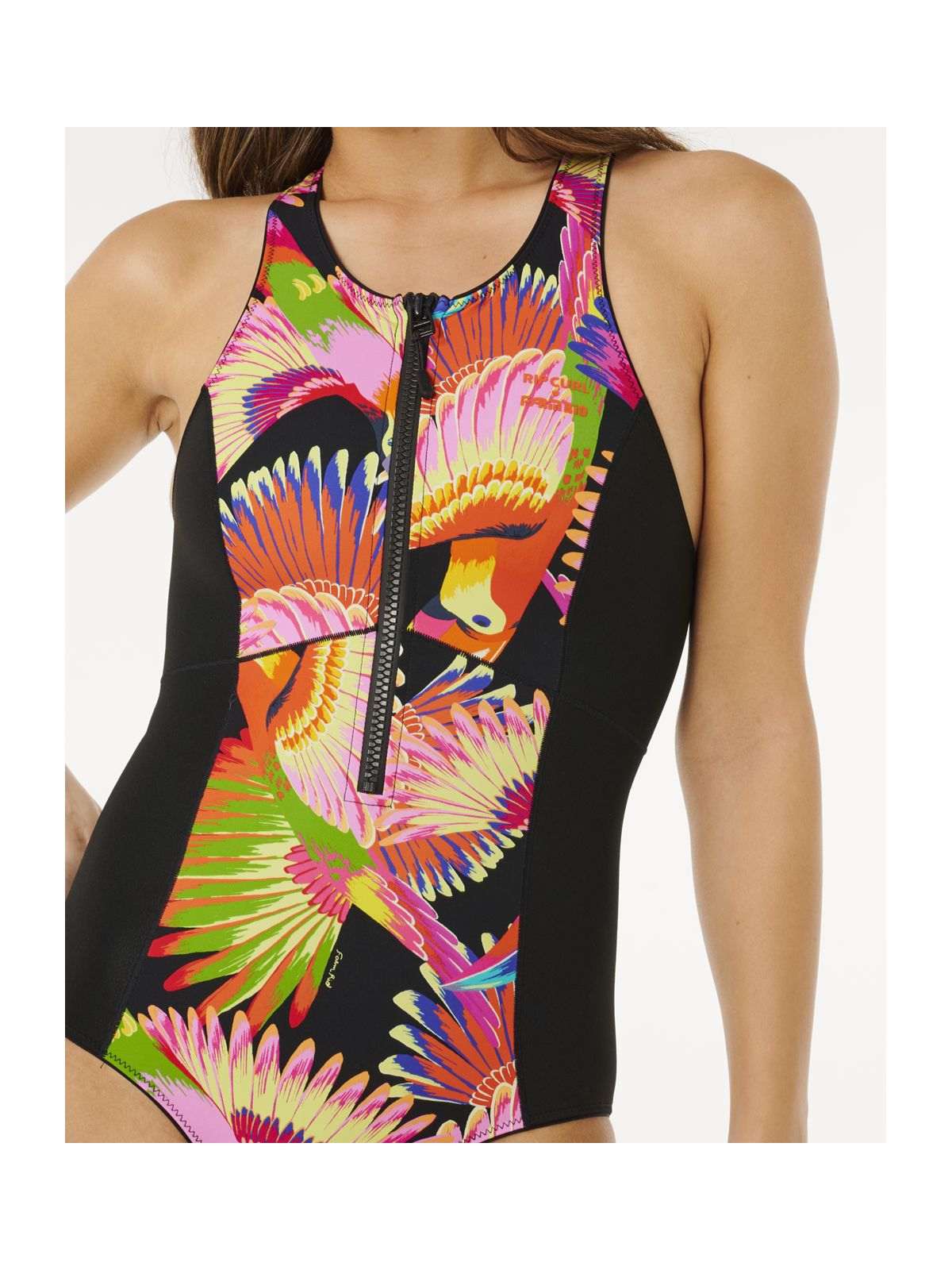Kostium damski RIP CURL Mirage Zip Front One Piece multikolor