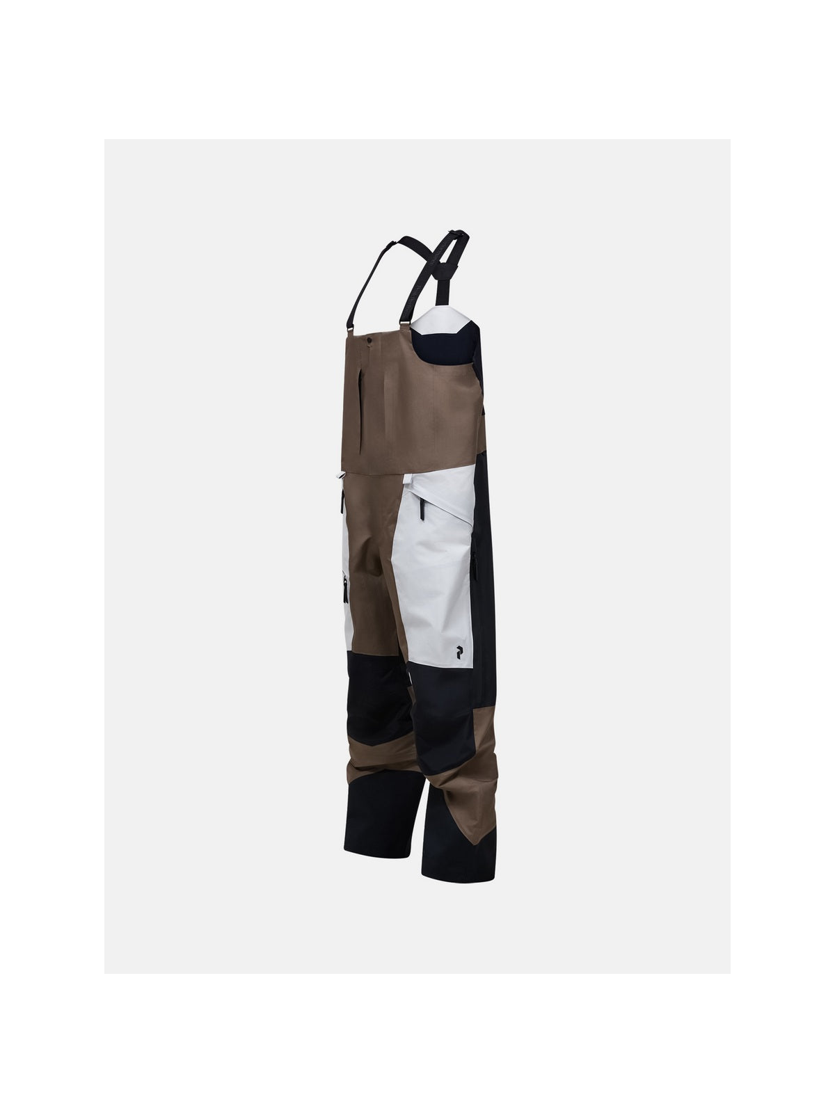 Spodnie narciarskie męskie PEAK PERFORMANCE Vertical GORE-TEX Pro 3L Shell Bib Pants brązowe
