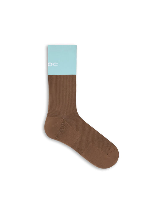 Skarpety rowerowe POC Motion MTB Long Sock brązowe
