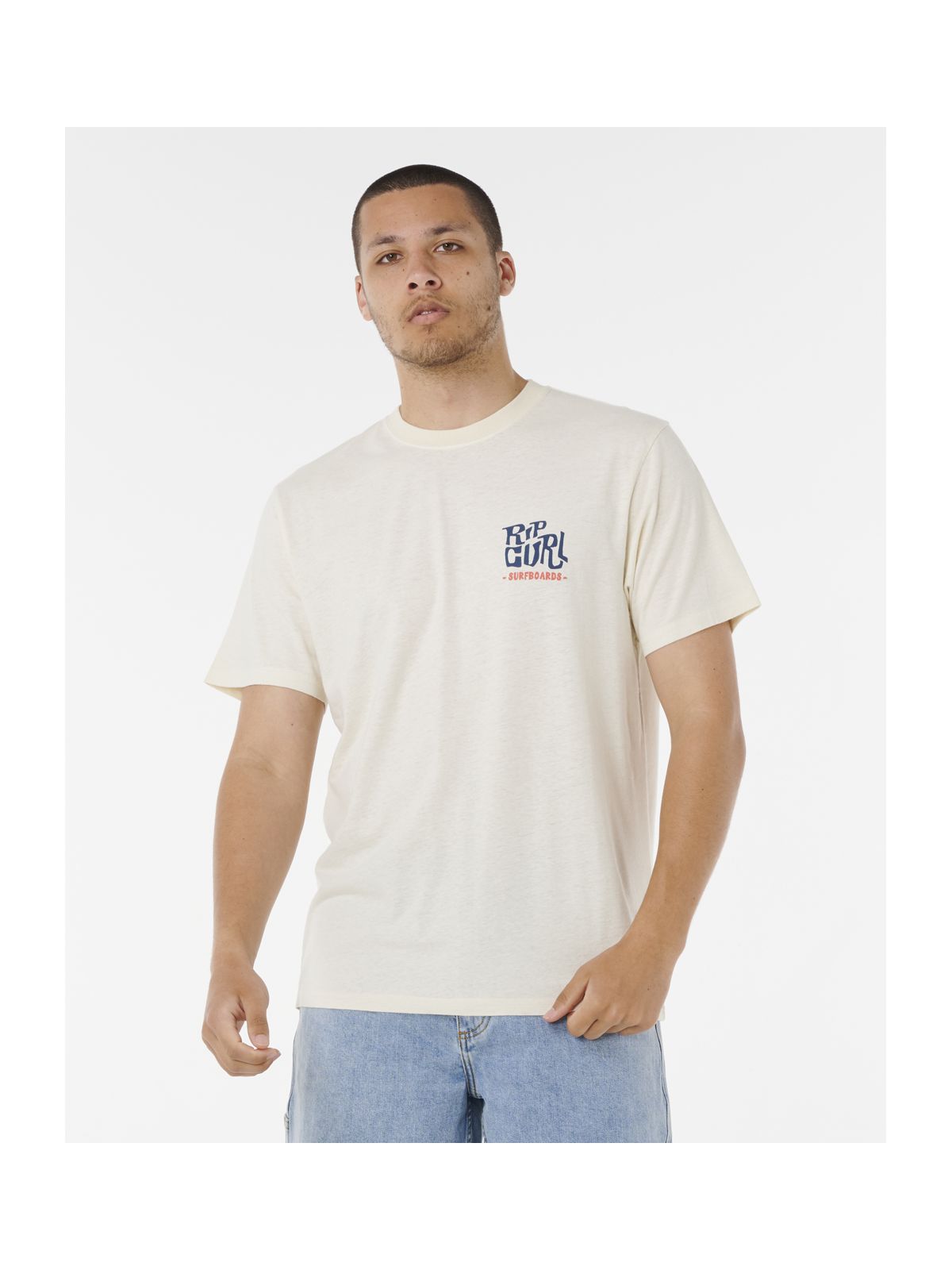 Koszulka RIP CURL SHAPER ADDRESS TEE beżowa