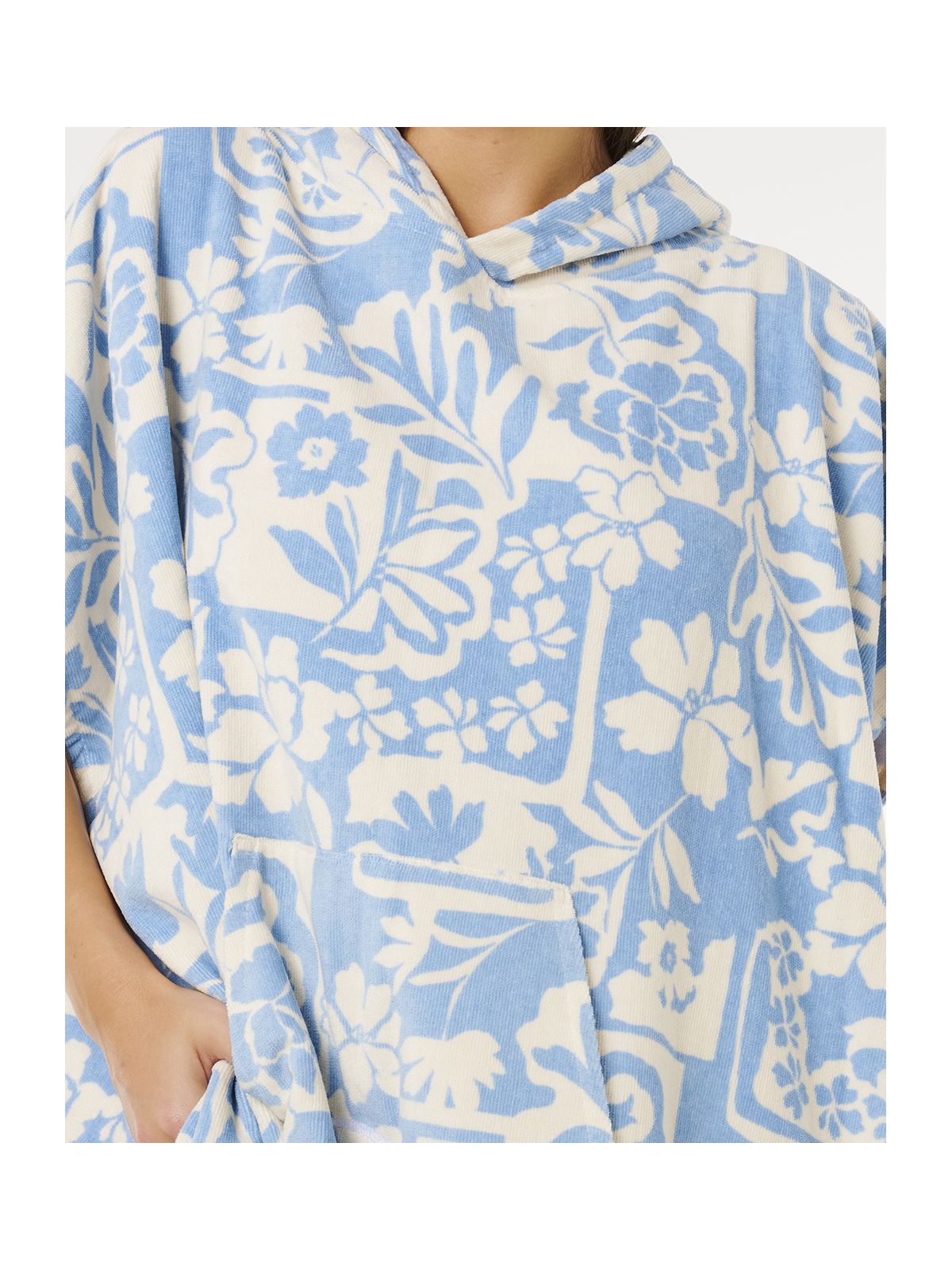 Ponczo damskie RIP CURL Mixed Hooded Towel zielone