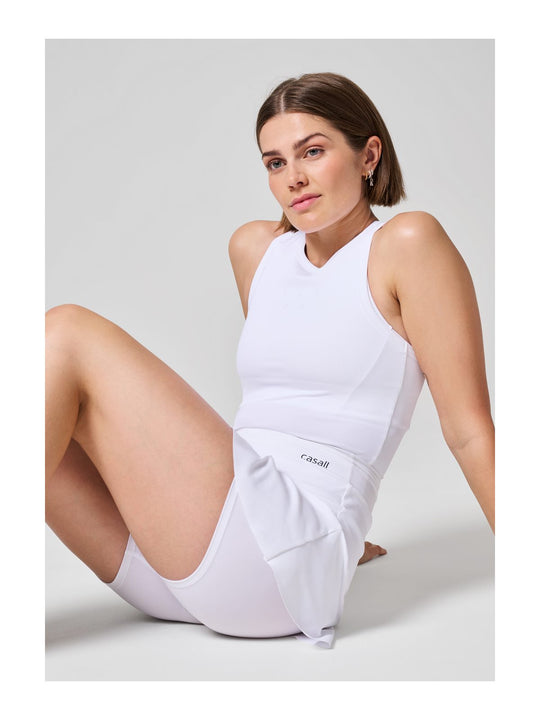 Koszulka sportowa CASALL Defined Rib Racerback biały - Adventure Sports
