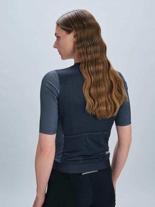 Koszulka rowerowa damska POC W's Cadence Jersey granatowy
