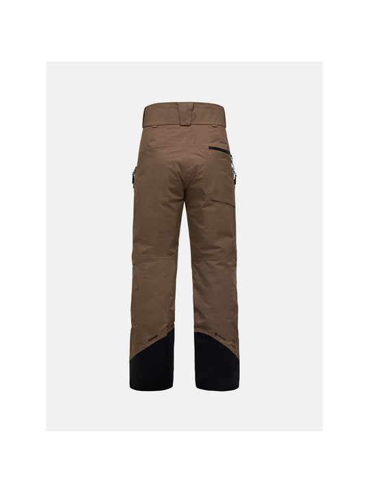 Spodnie narciarskie męskie PEAK PERFORMANCE Alpine GORE-TEX 2L Insulated Shell Pants brązowe
