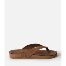 Japonki damskie RIP CURL Freedom Leather Bloom Open Toe brązowe
