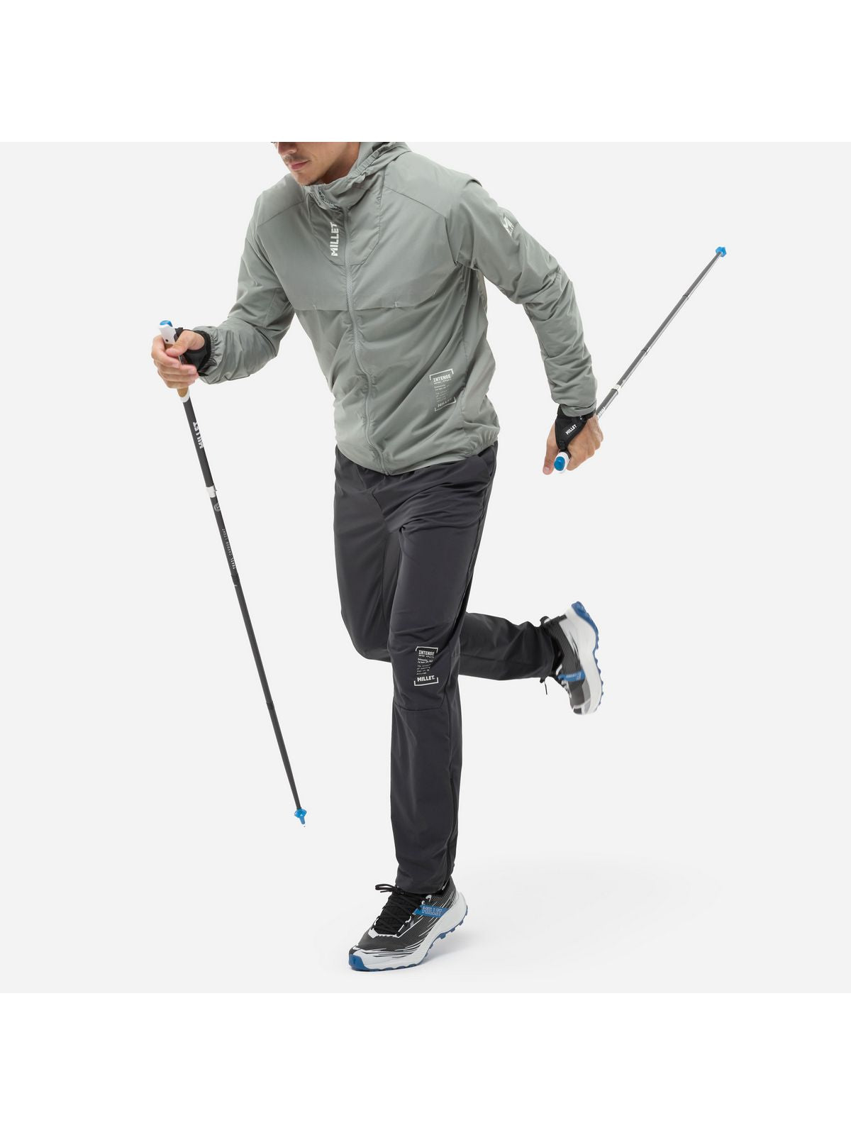 Kurtka męska MILLET Intense Windbreaker Jkt M szara