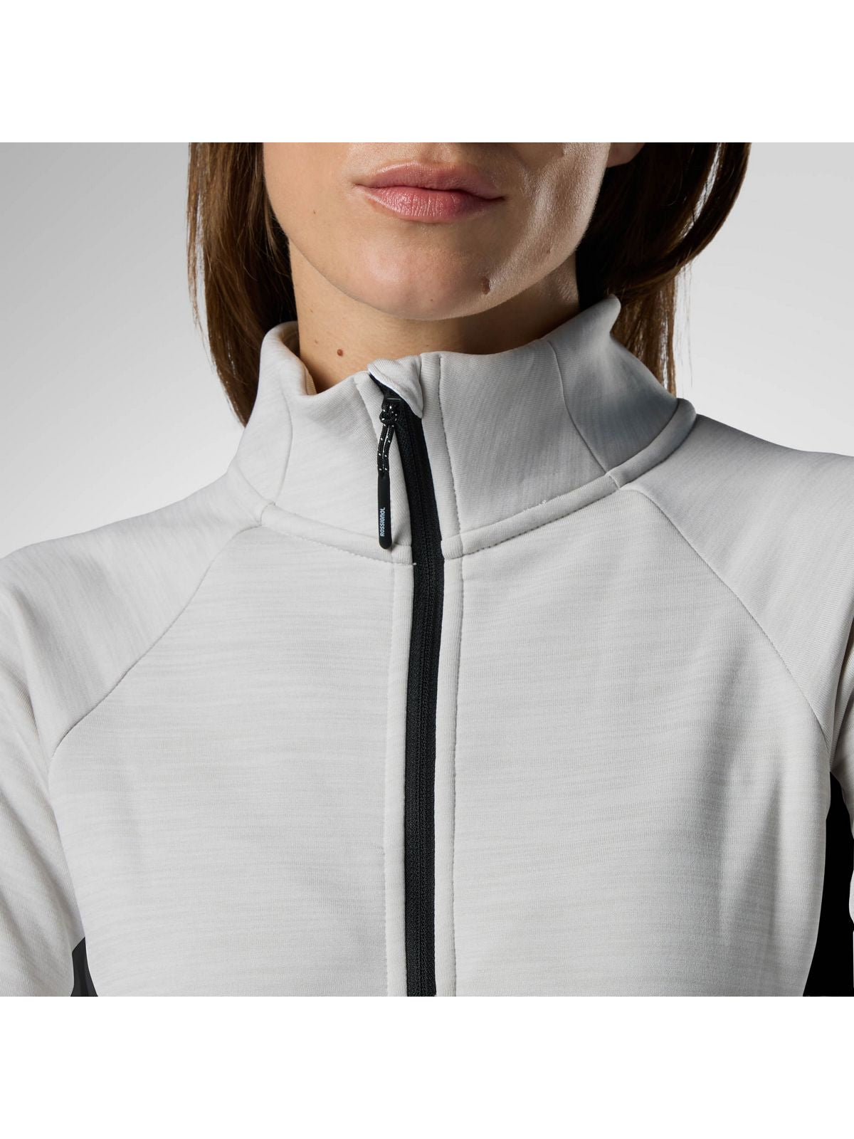Bluza damska ROSSIGNOL W Premium Half Zip Fleece biała