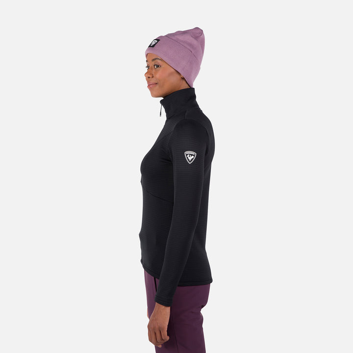 Bluza damska Rossignol W Blackside Fleece Hz czarny - Adventure Sports
