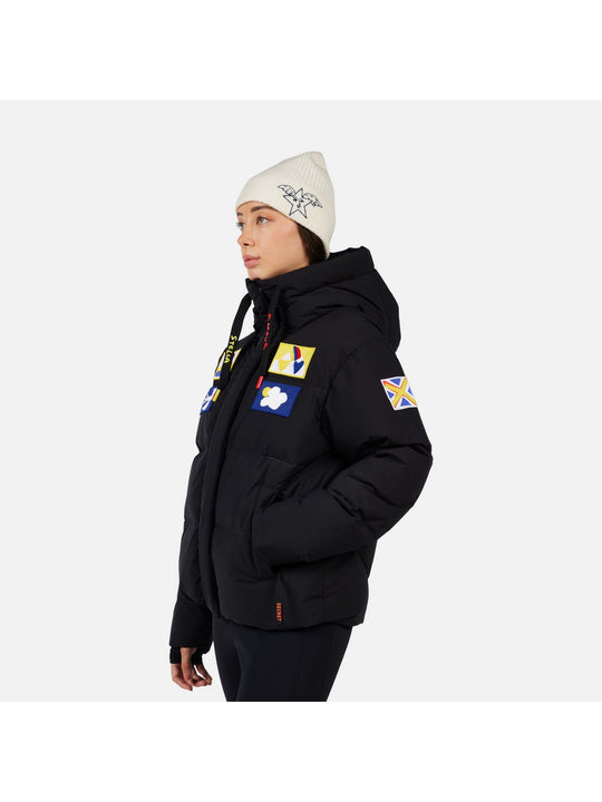 Kurtka narciarska damska ROSSIGNOL W JCC ALLSNOW DOWN JKT czarna
