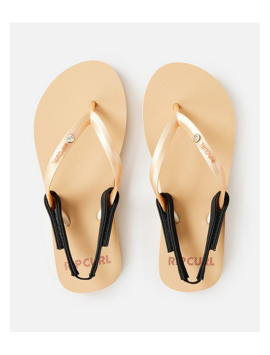 Japonki plażowe dziewczęce RIP CURL Premium Surf Bloom O/T-Girl złote
