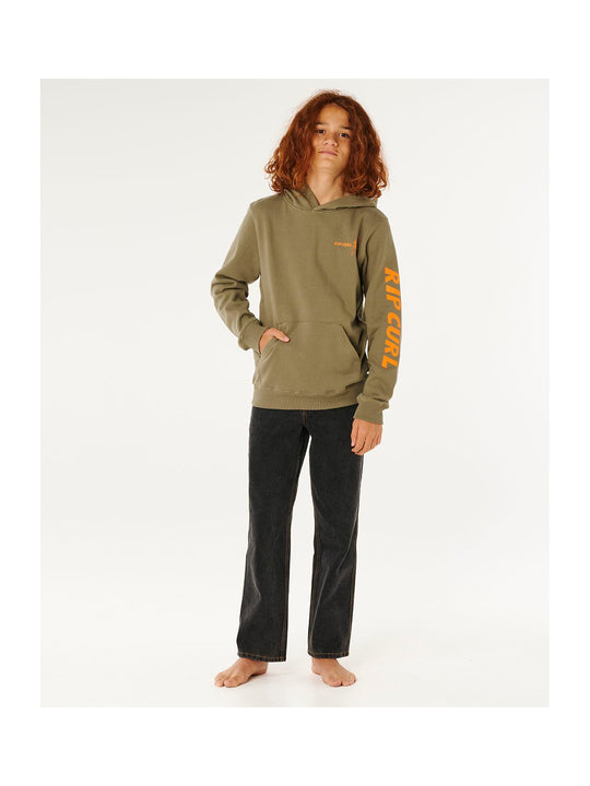 Bluza chłopięca RIP CURL Eternal Shred Art Hood-Boy zielona
