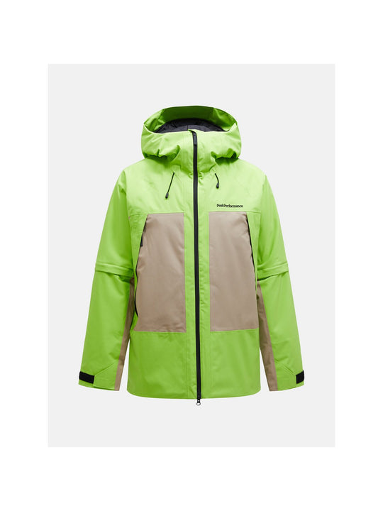 Kurtka na narty męska Peak Performance M Edge Insulated Jacket zielony - narciarska - Adventure Sports
