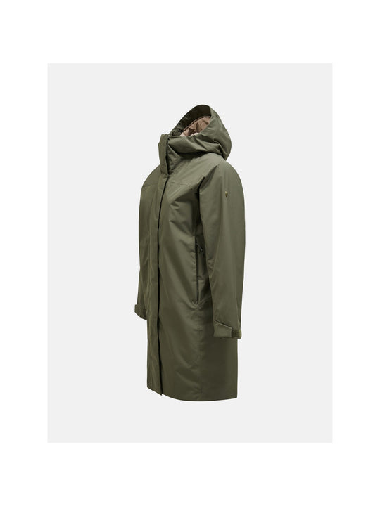 Parka Peak Performance W Treeline Insulated Park zielony - Kurtka - Adventure Sports
