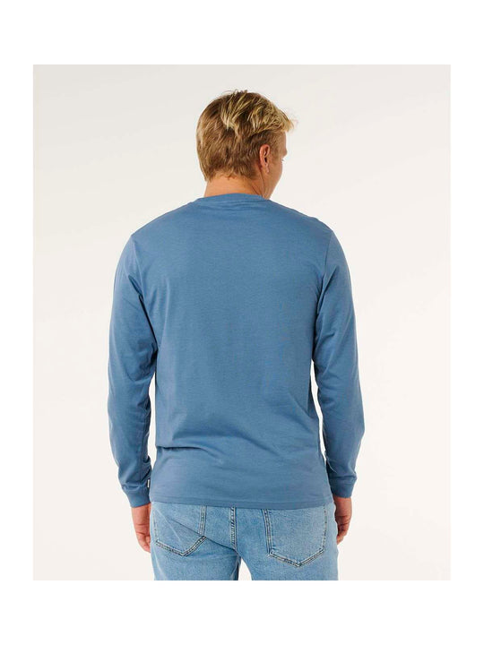 Koszulka męska RIP CURL Pacific Rinse L/S Tee niebieska
