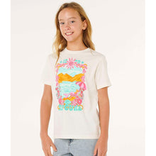 Koszulka dziewczęca RIP CURL Sunshine Squad Band Tee - Girl biała
