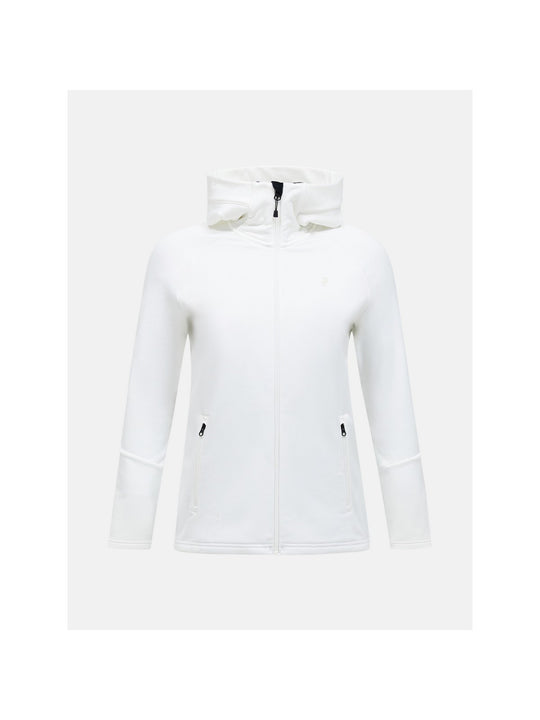 Bluza PEAK PERFORMANCE W Rider Essentials Zip Hood biały
