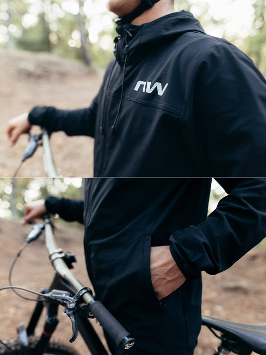 Kurtka rowerowa NORTHWAVE RAMPAGE Lightshell Jacket czarny

