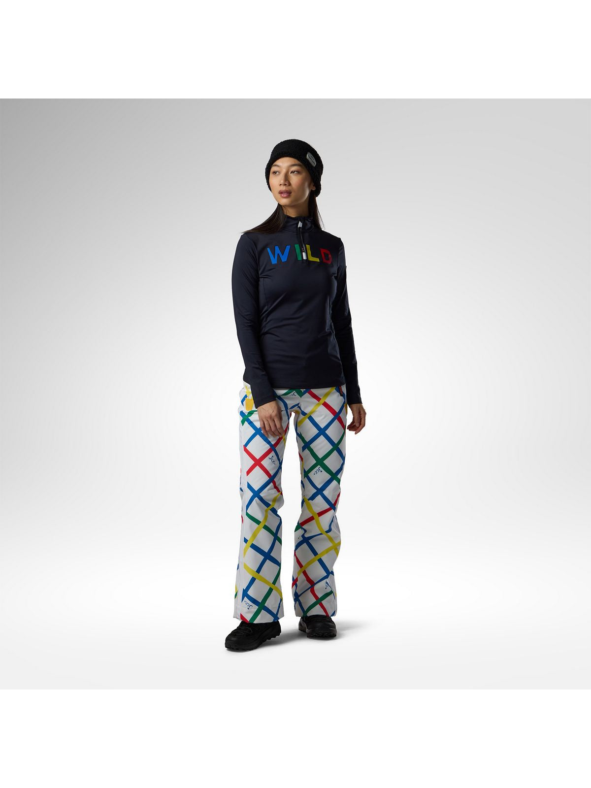 Bluza damska ROSSIGNOL W Jcc Quarter Zip First Layer czarna
