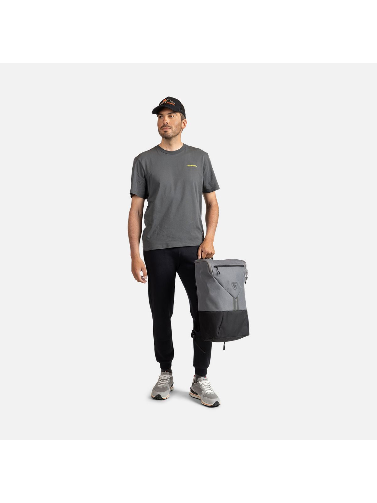 Koszulka męska ROSSIGNOL Presset Tee szary - Adventure Sports