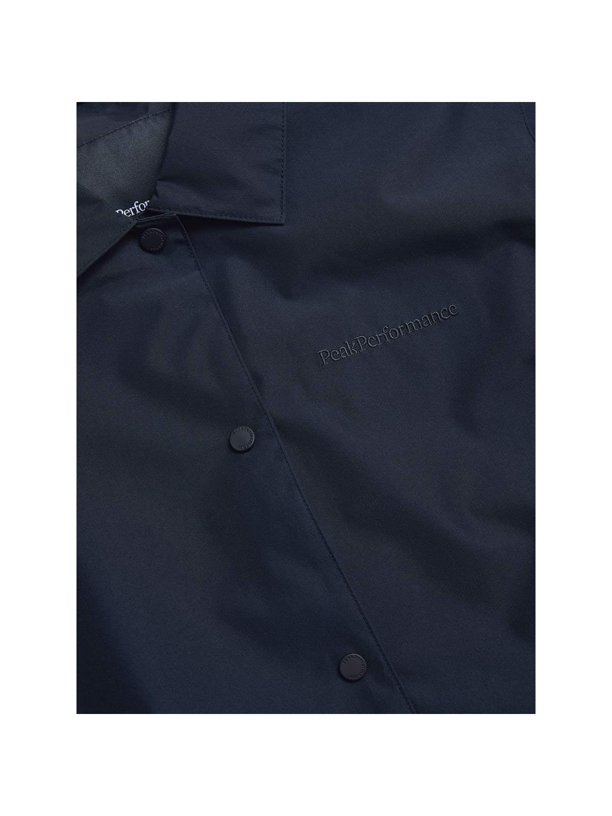 Kurtka Peak Performance W 2L Coach Jacket czarny - Adventure Sports
