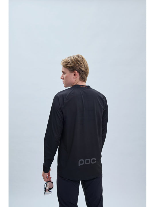 Koszulka rowerowa POC M’s Essential MTB LS Jersey czarny - Adventure Sports
