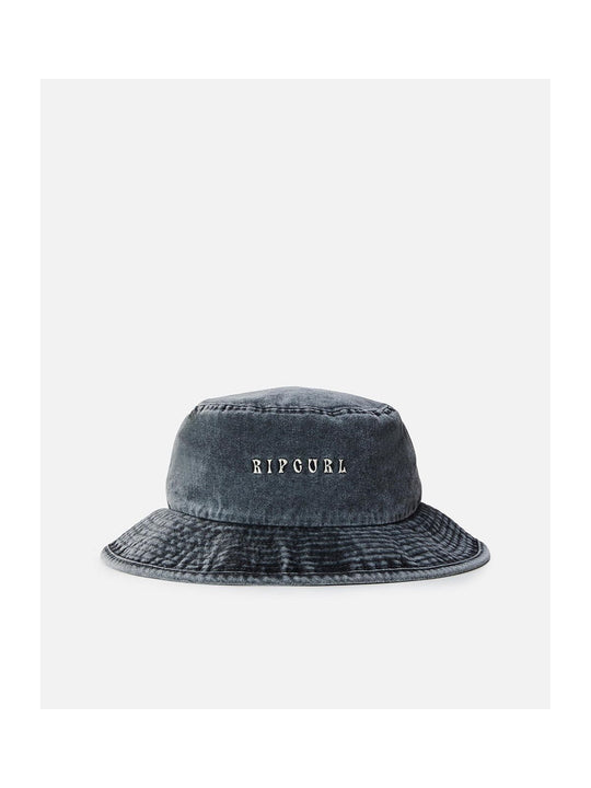 Kapelusz RIP CURL Washed Upf Mid Brim Hat czarny - Czapka - Adventure Sports
