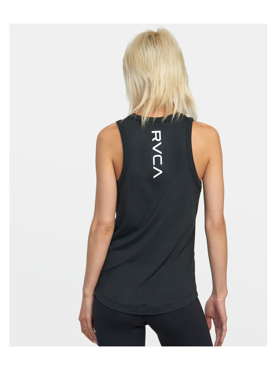 Top sportowy damski RVCA Va Muscle czarny
