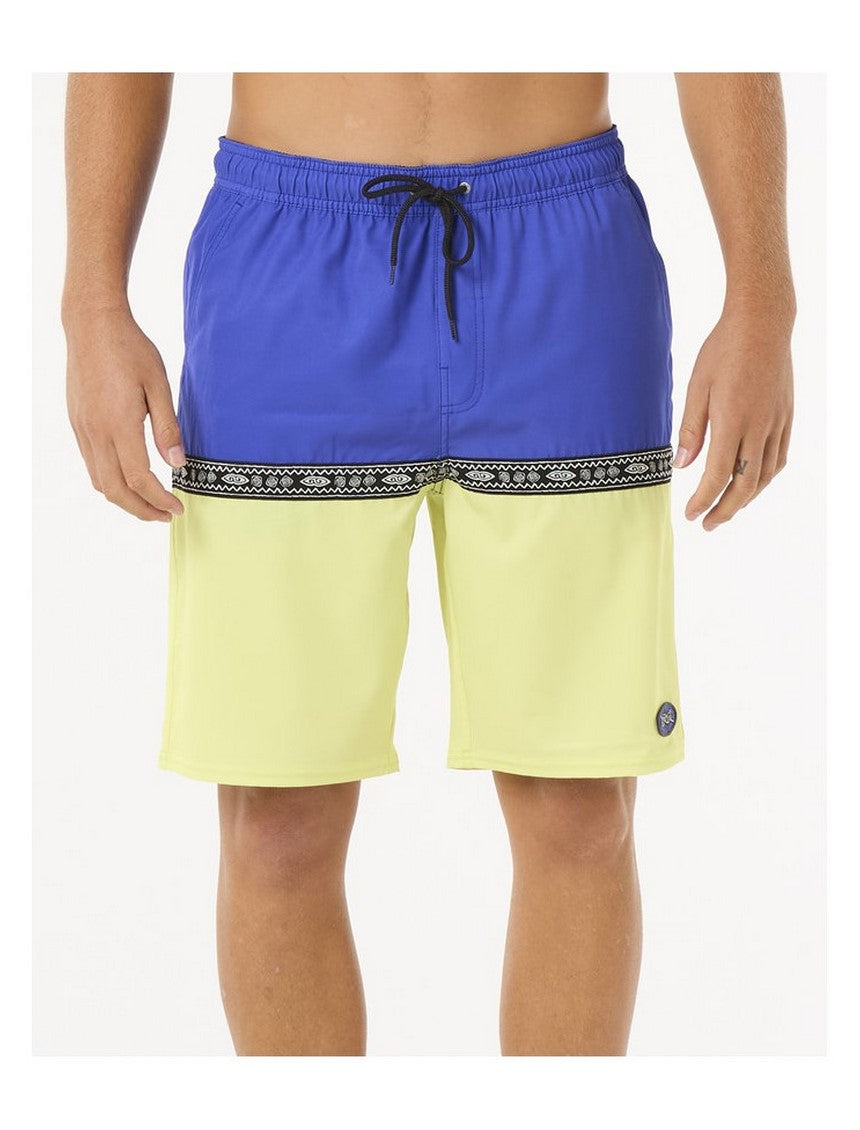 Szorty kąpielowe męskie RIP CURL Raw Energy Split Volley turkusowe
