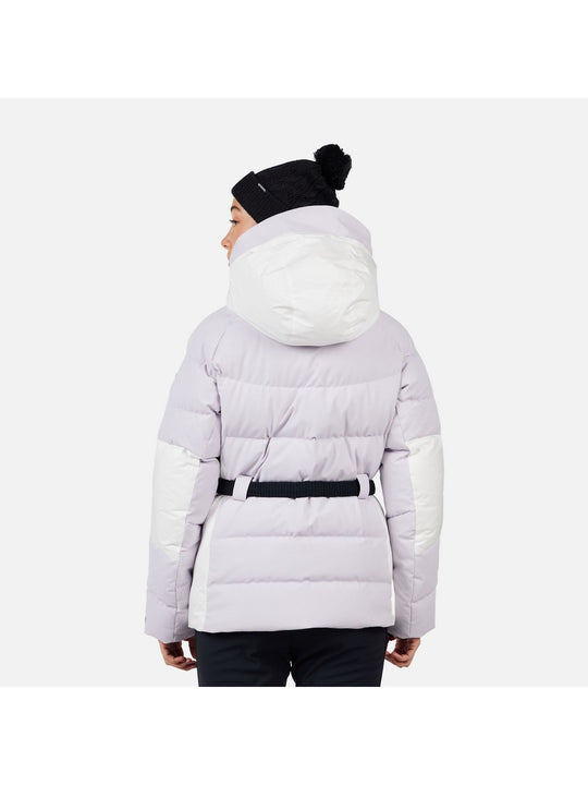Kurtka narciarska damska ROSSIGNOL W CIASTEL DOWN MIX JKT szara
