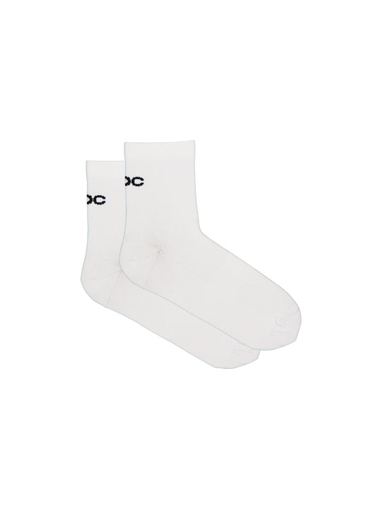 Skarpety rowerowe POC Cadence Road Short Socks biały
