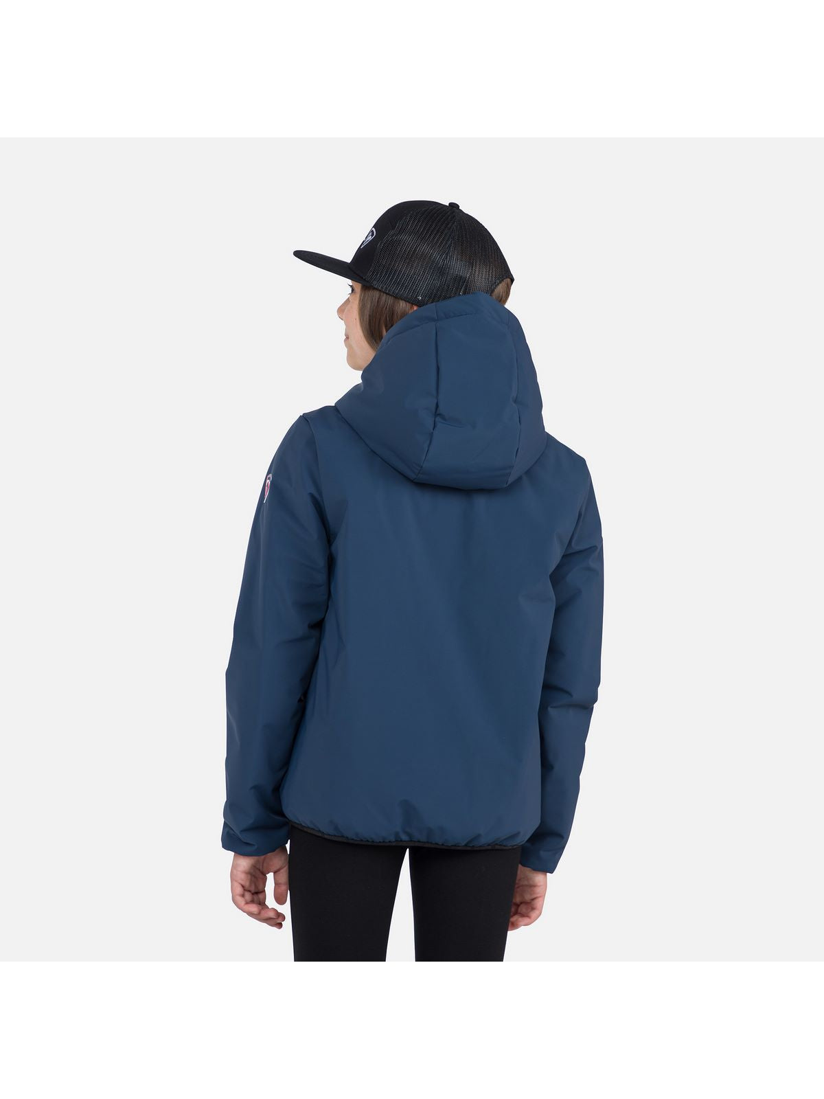 Kurtka zimowa dziecięca Rossignol Ibrid Quilted Jkt granatowy - Adventure Sports