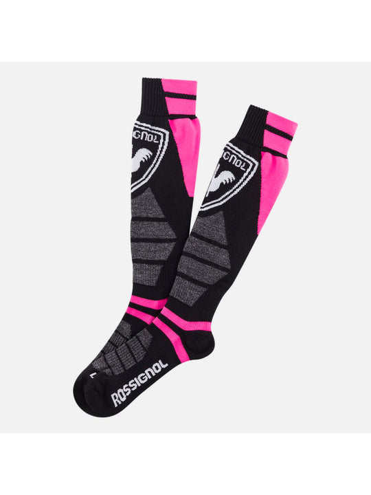 Skarpety narciarskie dziecięce Rossignol L3 Jr Premium Wool różowy - Adventure Sports
