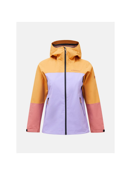 Kurtka trailowa damska Peak Performance W Trail Hipe Shell Jacket różowy - Adventure Sports
