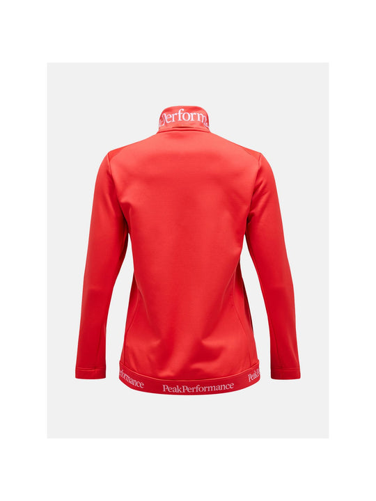 Bluza PEAK PERFORMANCE Rider Tech Zip Jacket Women czerwony - Adventure Sports
