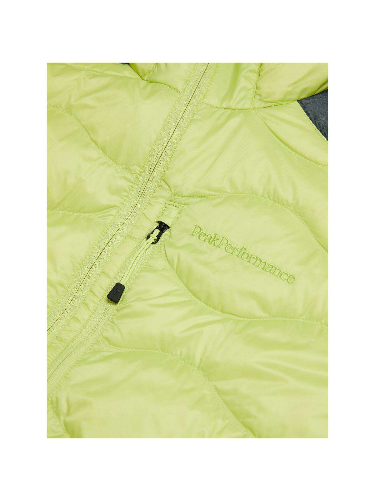 Kurtka PEAK PERFORMANCE Helium Down Hybrid Hood Men żółty