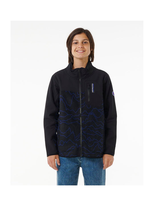 Bluza chłopięca RIP CURL Anti Series Search Zip -Boy czarny - Adventure Sports
